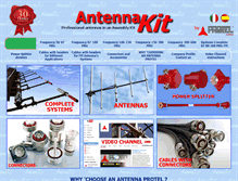 Tablet Screenshot of antennaskit.com